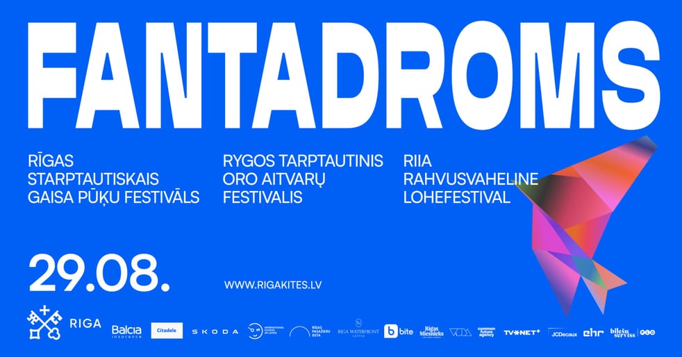 Fantadroms. Rīgas starptautiskais gaisa pūķu festivāls