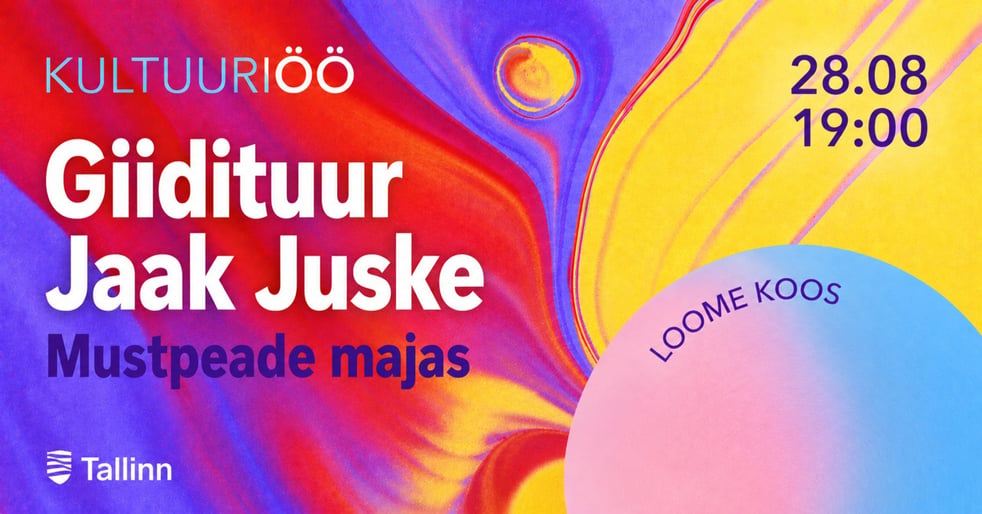 Mustpeade maja giidituur Jaak Juskega