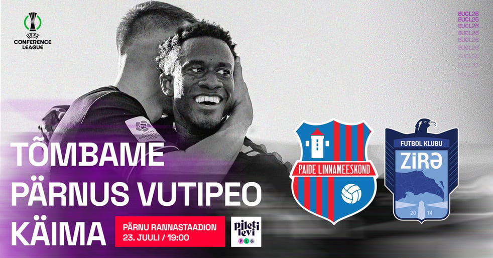 UEFA KONVERENTSILIIGA 2. EELRING: Paide Linnameeskond vs PFC Zire