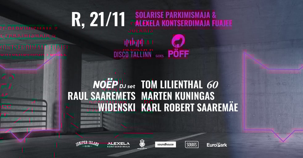 29. Pimedate Ööde filmifestivali lõpupidu: Disco Tallinn goes PÖFF