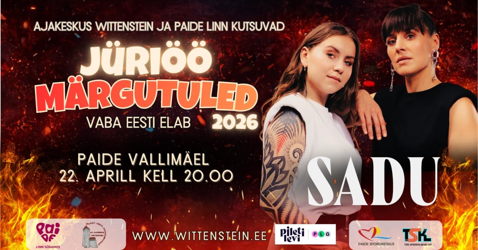 Jüriöö Märgutuled 2026 - SADU Paide vallimäel