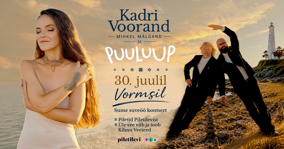 Kadri Voorand ja PUULUUP Vormsi saarel