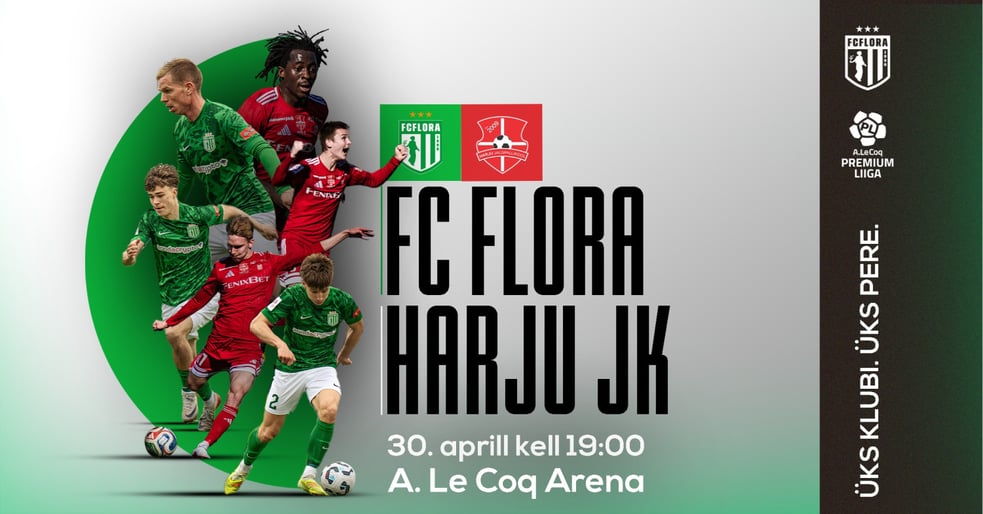 FC Flora Tallinn vs Harju JK Laagri / FC Flora Tallinn kodumängud 2026