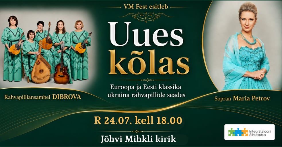 Jõhvis. Uues kõlas. Euroopa ja Eesti klassika ukraina rahvapillide seades.