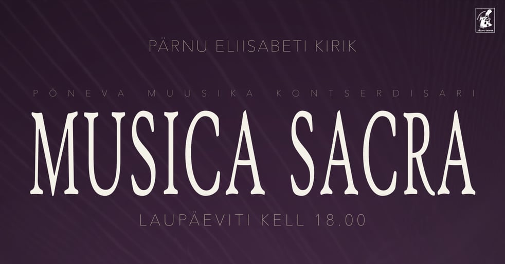 Abonementpääse. Musica Sacra sügis 2026