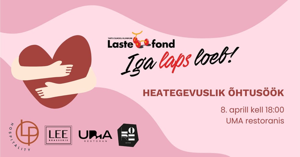 Heategevuslik õhtusöök Lastefondi toetuseks