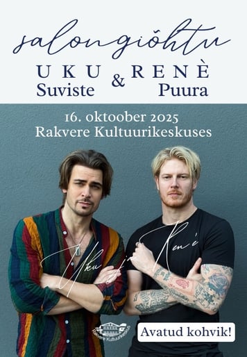 Salongiõhtu: Uku Suviste ja René Puura