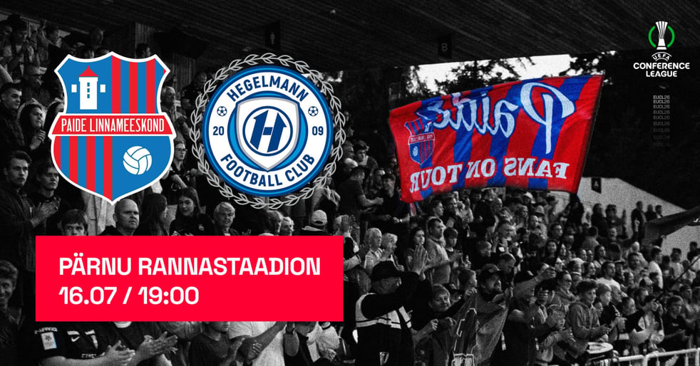 UEFA Konverentsiliiga 1. eelring: Paide Linnameeskond vs FC Hegelmann - SEKTOR A