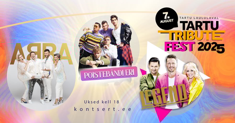 Tartu Tribute Fest 2025 toimub juba 7. augustil Tartu laululaval