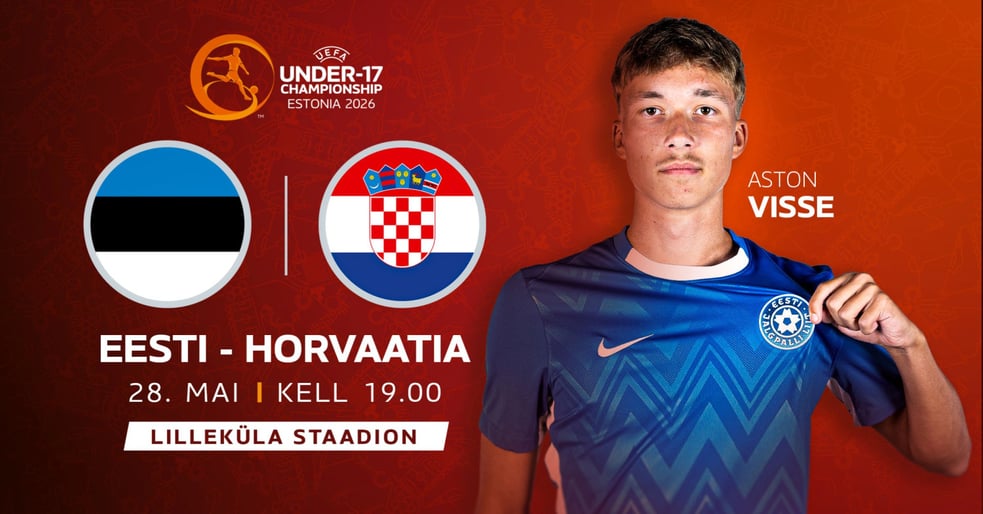 UEFA NOORMEESTE U17 EM-FINAALTURNIIR | EESTI - HORVAATIA