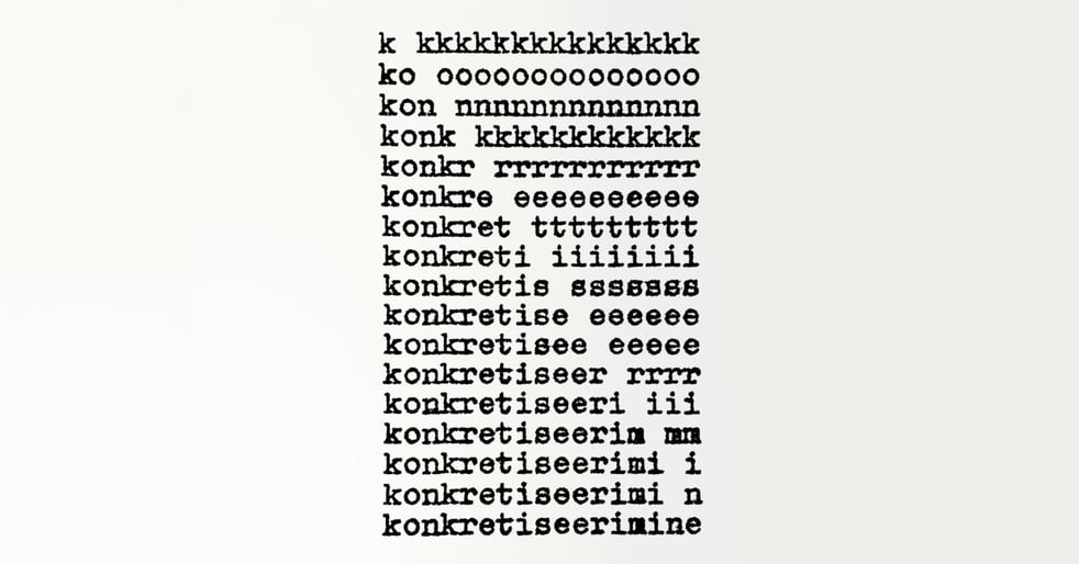 Raul Meel avab näituse Konkretiseerimine