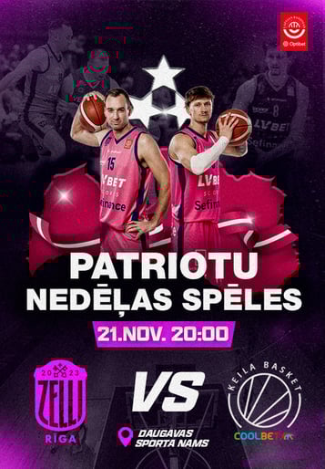 Patriotu nedēļas spēle: Rīgas Zeļļi vs Keila Coolbet