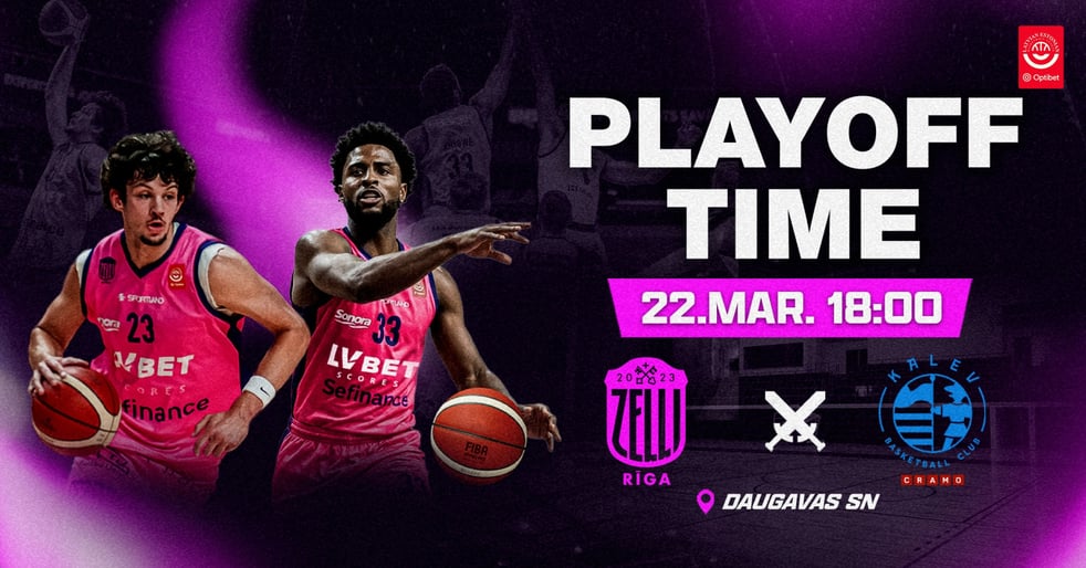 Playoff Time: 'Rīgas Zeļļi' vs 'Kalev/Cramo'
