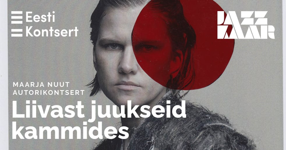 Maarja Nuut autorikontsert. Liivast juukseid kammides