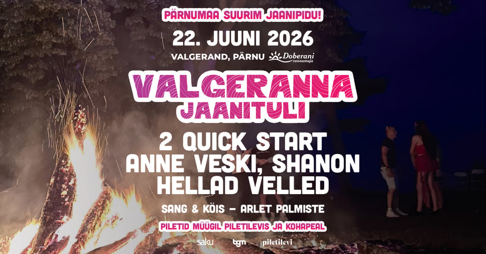 Valgeranna jaanituli 2026