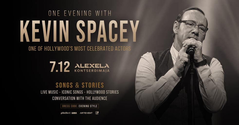 One Evening with Kevin Spacey ''Hollywood songs & stories'' Live in Concert