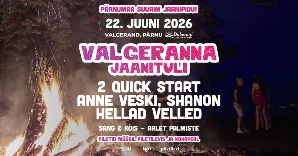 Valgeranna jaanituli 2026