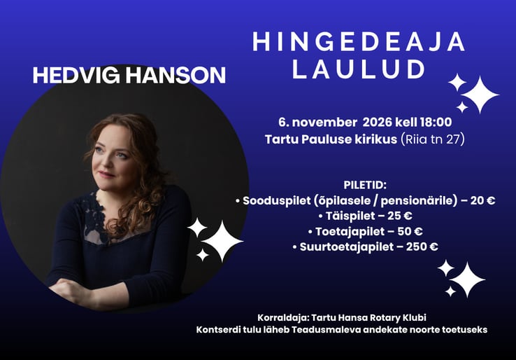 Hedvig Hanson ''Hingedeaja laulud''