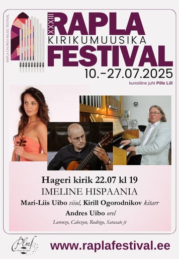 XXXIII Rapla Kirikumuusika Festivali kontsert "Imeline Hispaania"