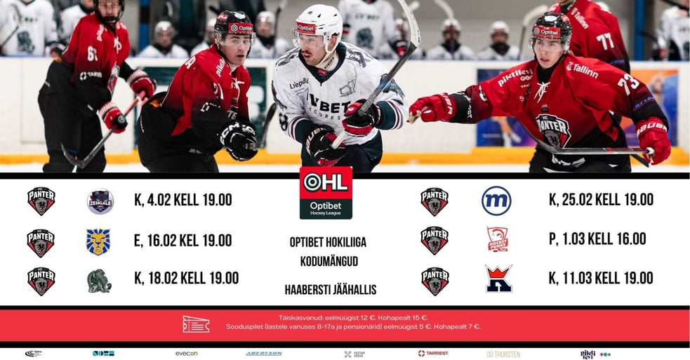 HC Panteri Toetajakaart 2025/2026