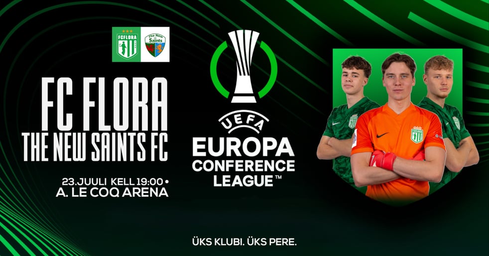UEFA Euroopa Konverentsiliiga. FC Flora vs The New Saints FC