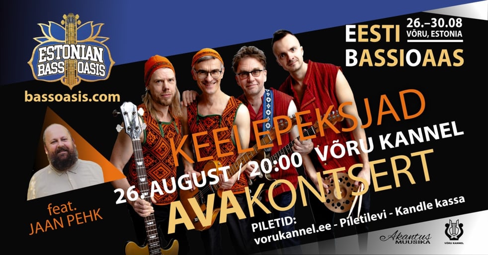 Eesti Bassioaas 2025 Avakontsert - Keelepeksjad feat. Jaan Pehk