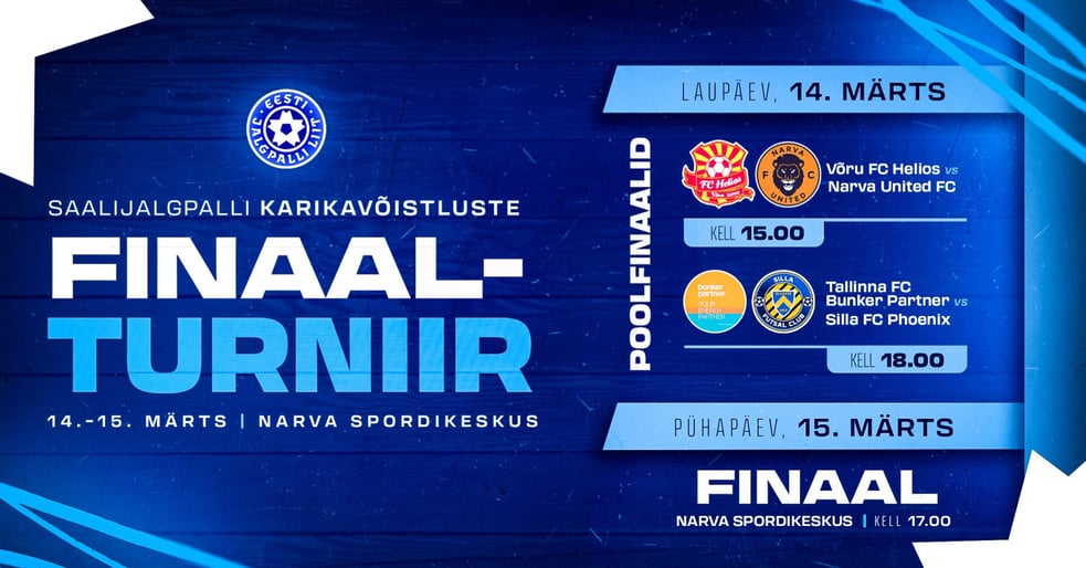 Saalijalgpalli karikavõistluste finaalturniir 2026