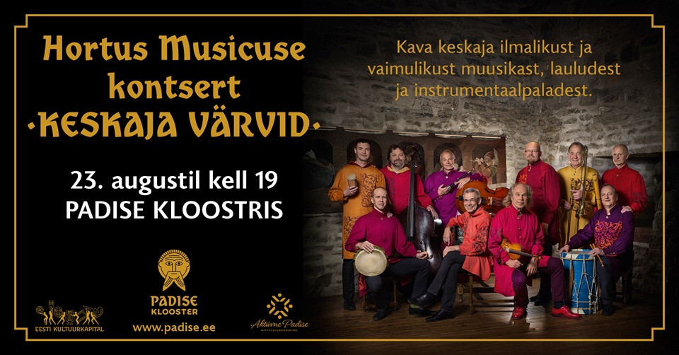Hortus Musicus kontsert ''Keskaja värvid'' Padise kloostris