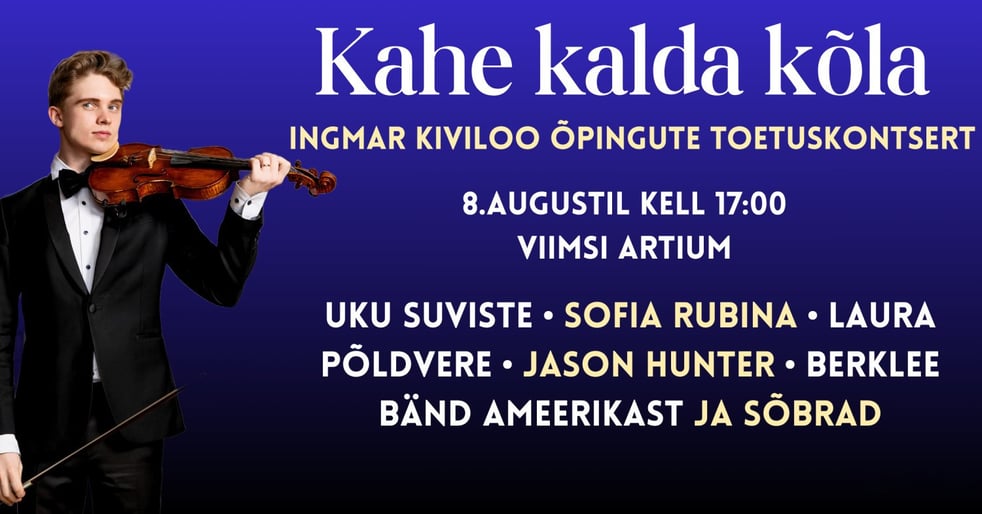 Kahe kalda kõla - Ingmar Kiviloo õpingute toetuskontsert