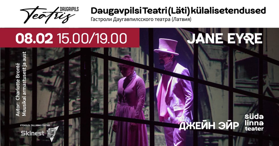 Jane Eyre / Джейн Эйр / Daugavpilsi Teatri (Läti) külalisetendus / Südalinna Teater