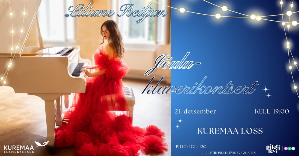 Liliane Reiljan - Jõulu klaverikontserdid