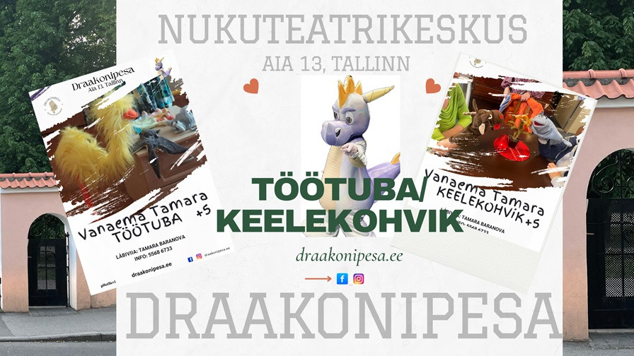 Keelekohvik & Nukutöötuba peredele - teema ''Sügis'' / Языковое кафе и кукольная мастерская для семей - тема ''Осень''