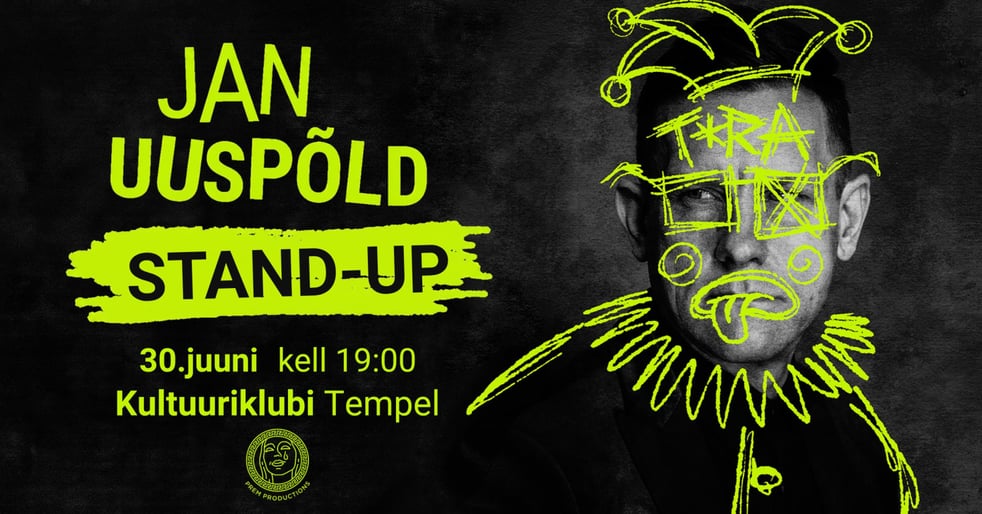 Jan Uuspõld stand-up ''Kuidas huumor meid elus edasi kannab?''