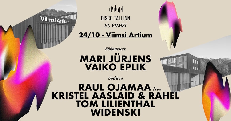 Disco Tallinn Viimsis: öökontsert - Mari Jürjens & Vaiko Eplik