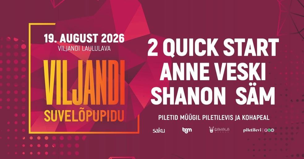 VILJANDI SUVELÕPUPIDU 2026