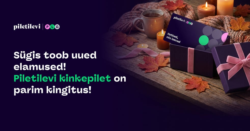 Piletilevi Kinkepilet / Kinkekaart / Подарочный билет Piletilevi