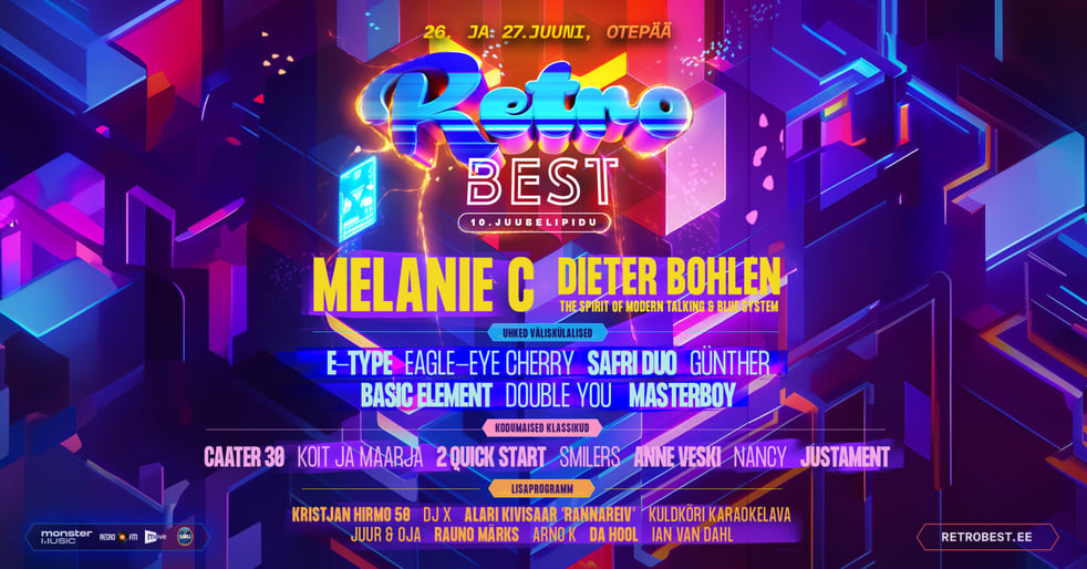 Retrobest Festival 2026 / 2-päeva pilet