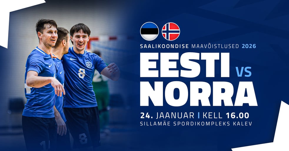 SAALIJALGPALLI MAAVÕISTLUS EESTI - NORRA