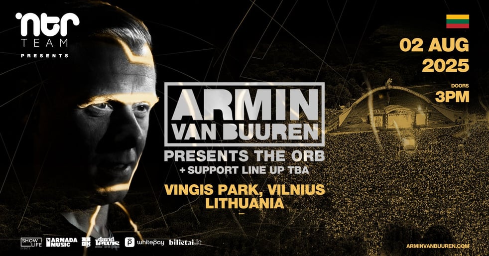 ARMIN VAN BUUREN. THE ORB WORLD TOUR 2025