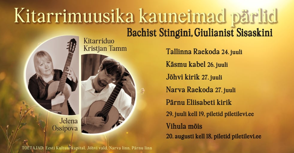 Kitarrimuusika kauneimad pärlid