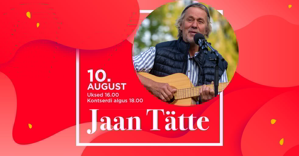 Mardi talu hoovikontsert - Jaan Tätte