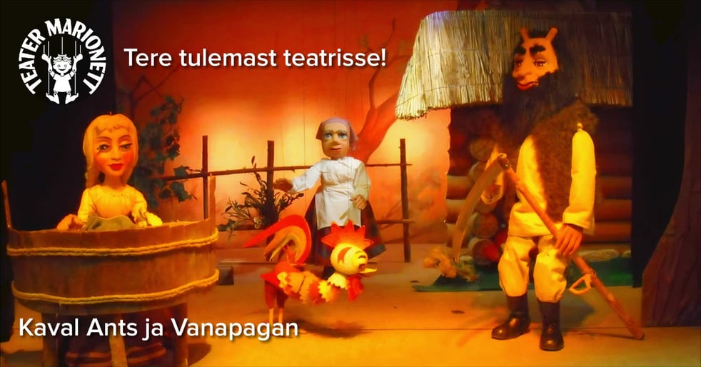 Kaval Ants ja Vanapagan / Nukuteater Marionett marionetiteatri etendused