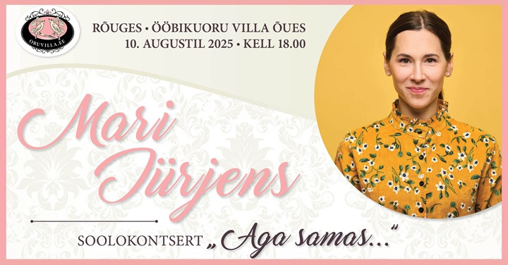 Mari Jürjens akustiline kontsert ''Aga samas''