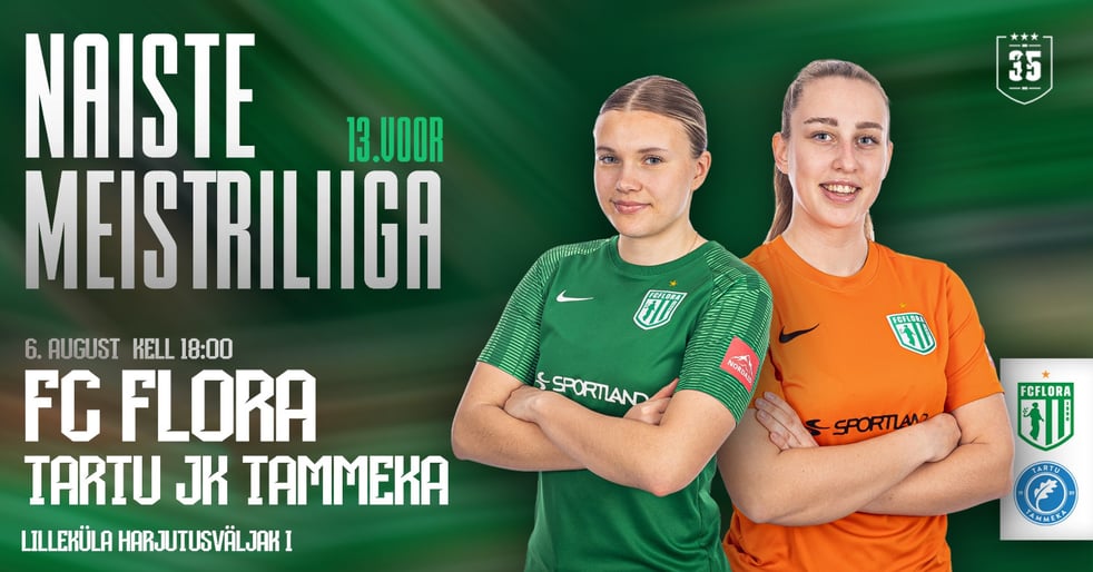Naiste Meistriliiga / FC Flora vs Tartu JK Tammeka