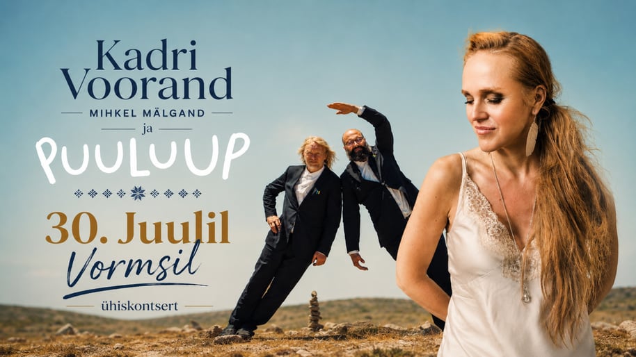 Kadri Voorand ja PUULUUP Vormsi saarel