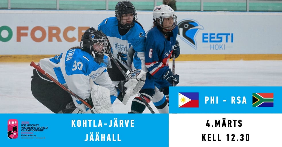 PHI - RSA / IIHF naiste jäähoki MM III divisjoni B-grupi turniir Kohtla-Järvel