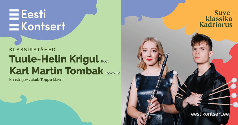Klassikatähed Tuule-Helin Krigul, Karl Martin Tombak ja Jakob Teppo