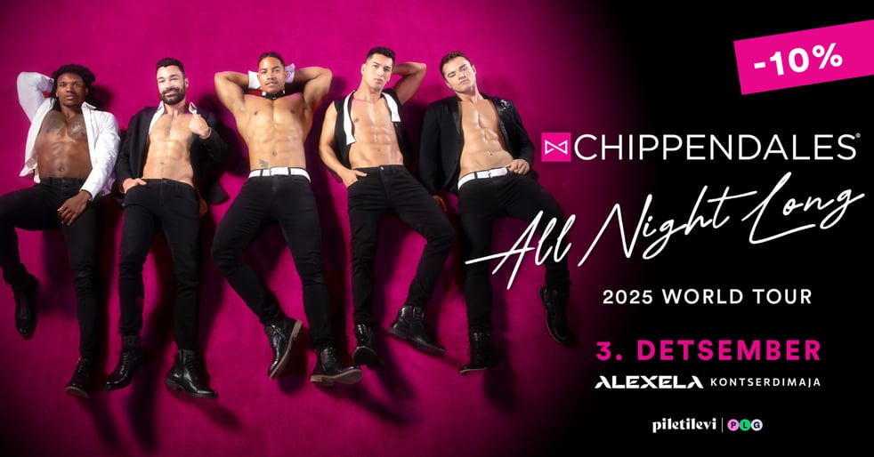 Chippendales ''All Night Long'' - Maailmakuulus meeste show Las Vegasest
