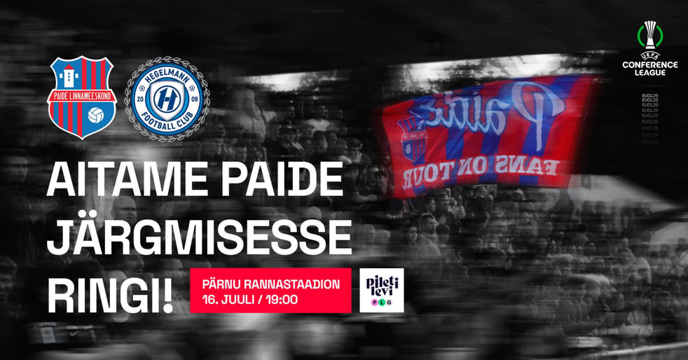 UEFA Konverentsiliiga 1. eelring: Paide Linnameeskond vs FC Hegelmann