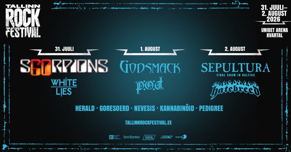 Day 2 - GODSMACK (USA) | Tallinn Rock Festival 2026
